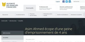Asim Ahmed en prison